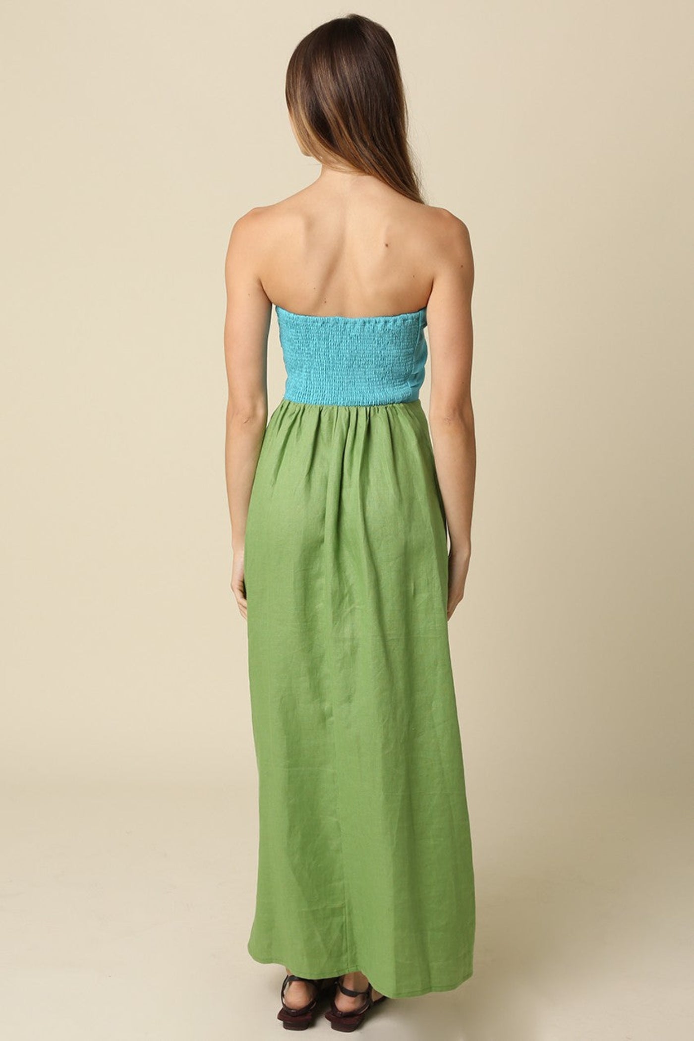 ANASTASIA STRAPLESS MAXI DRESS