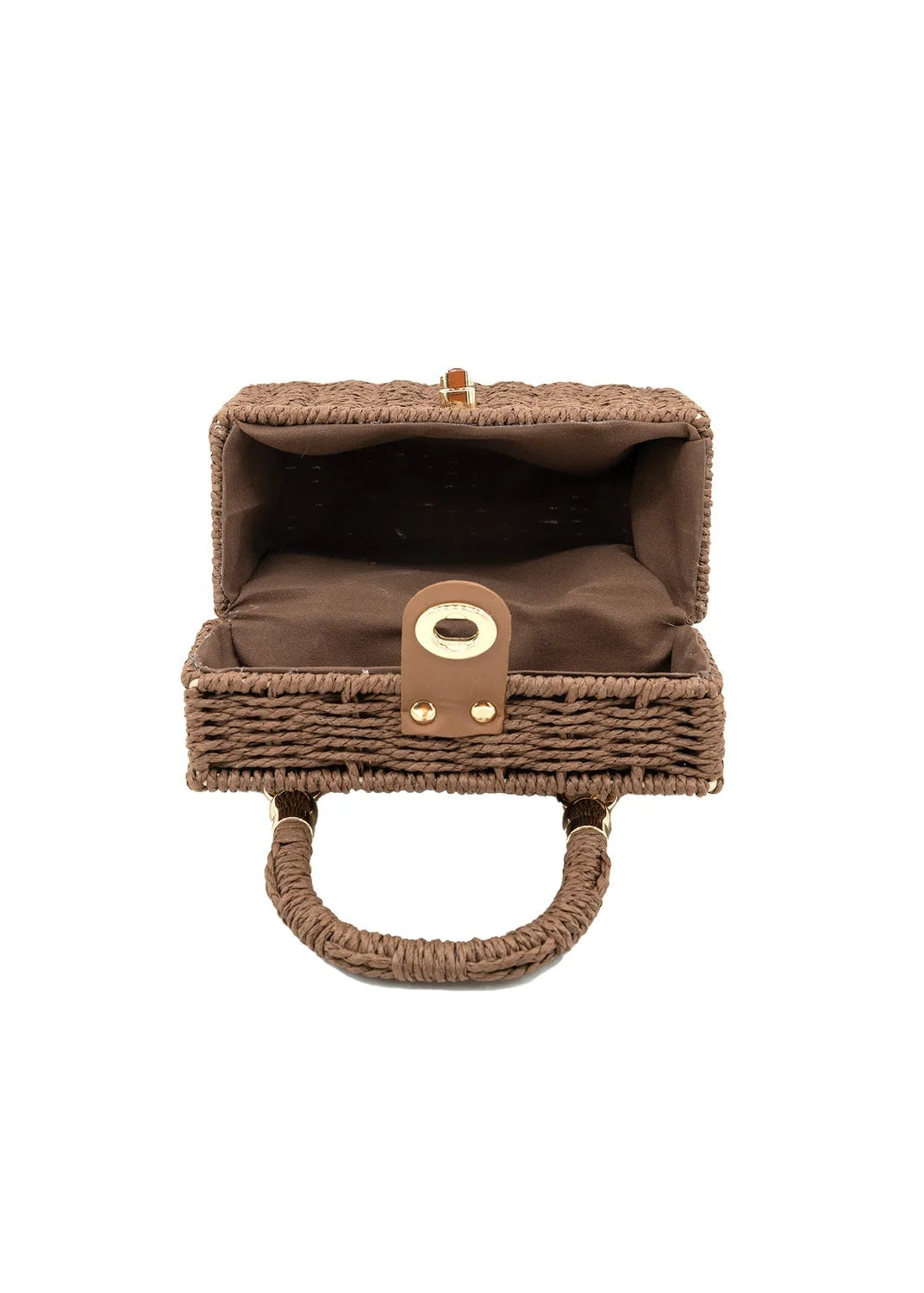 MIMI WOVEN BOX BAG
