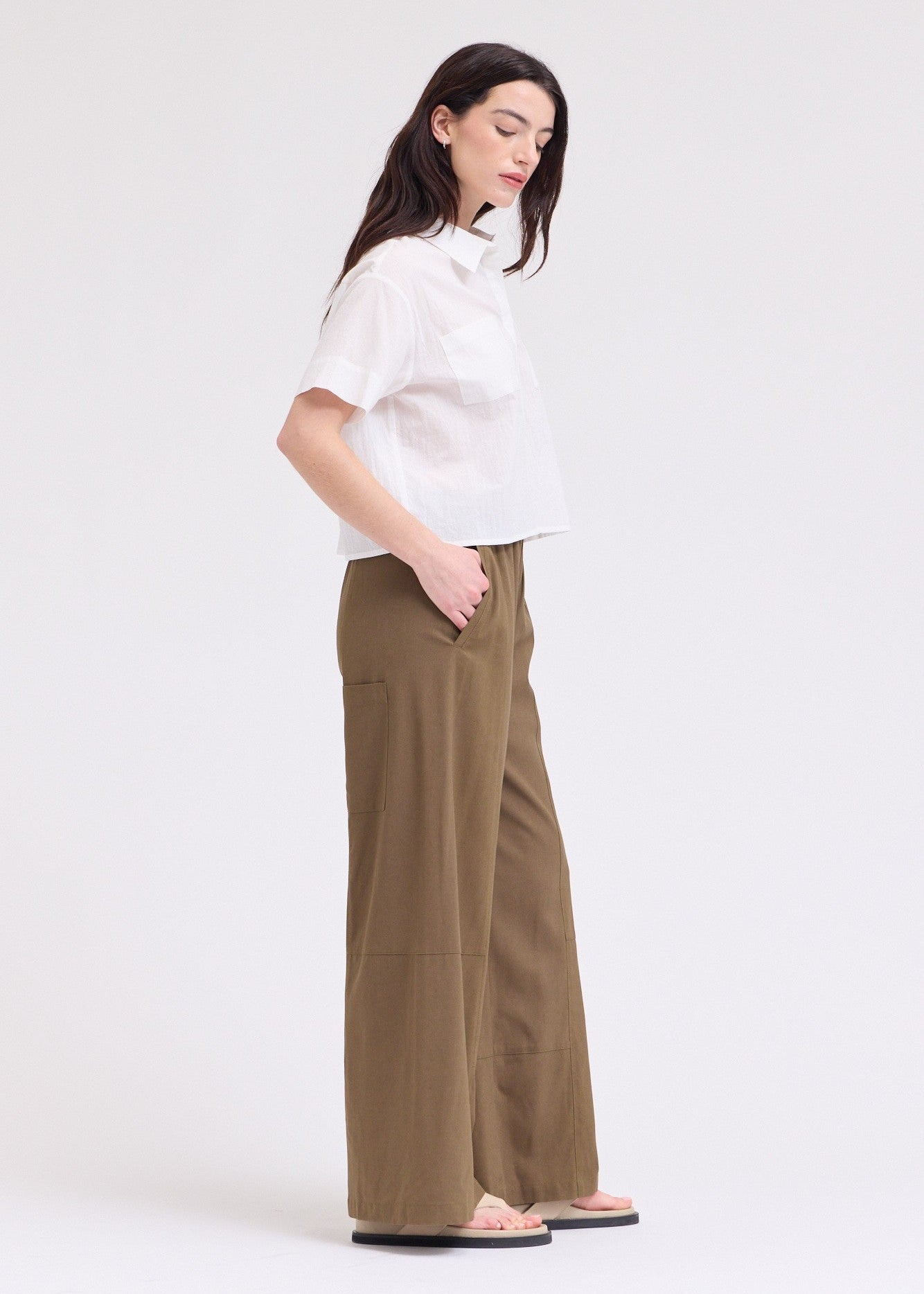 LISA BUTTON UP TOP