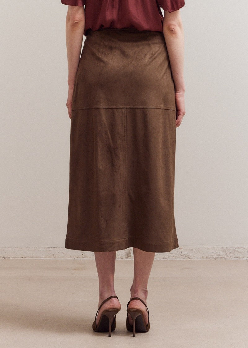LEATHER PENCIL SKIRT