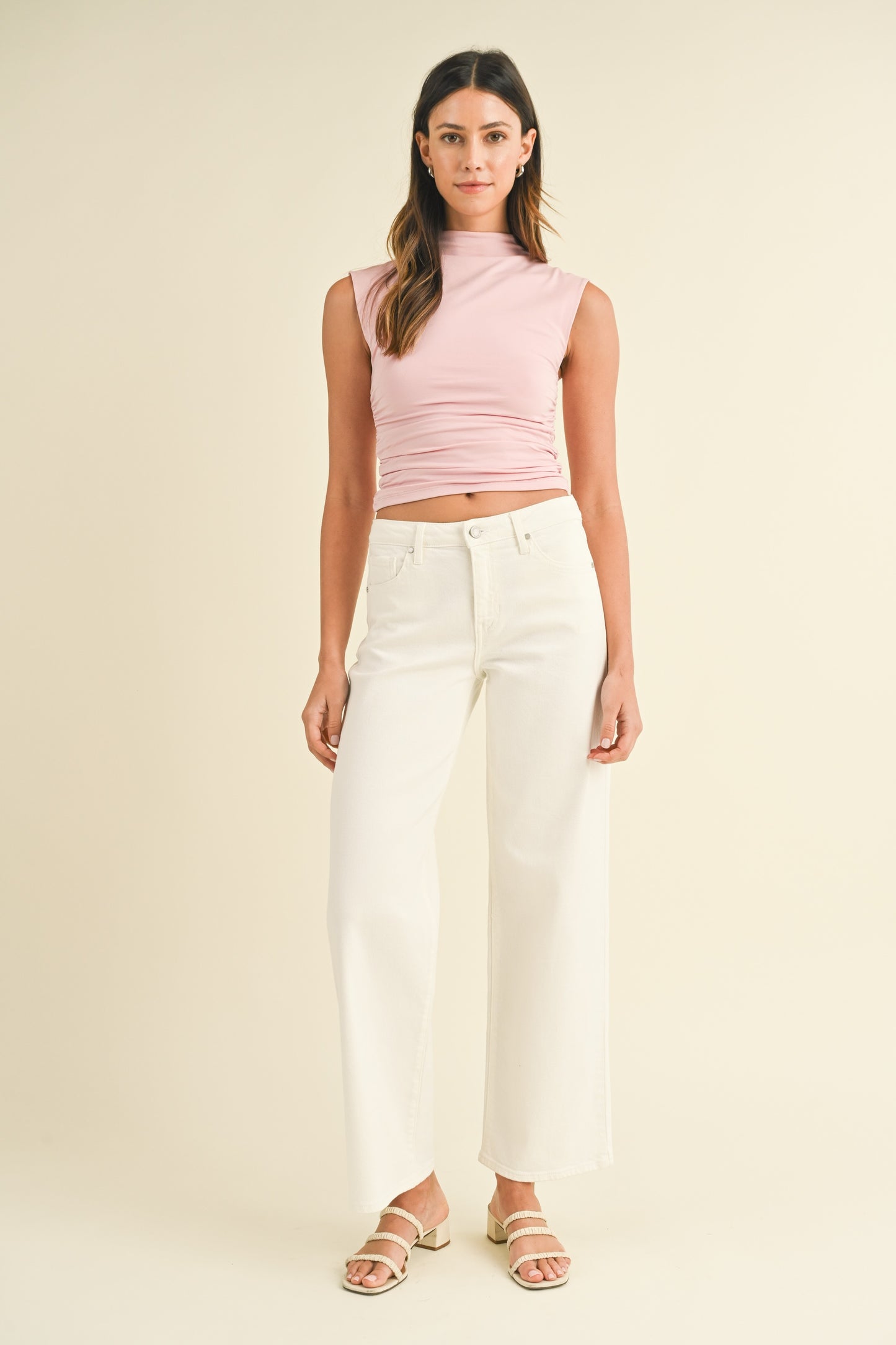 HELEN SLIM WIDE LEG JEANS