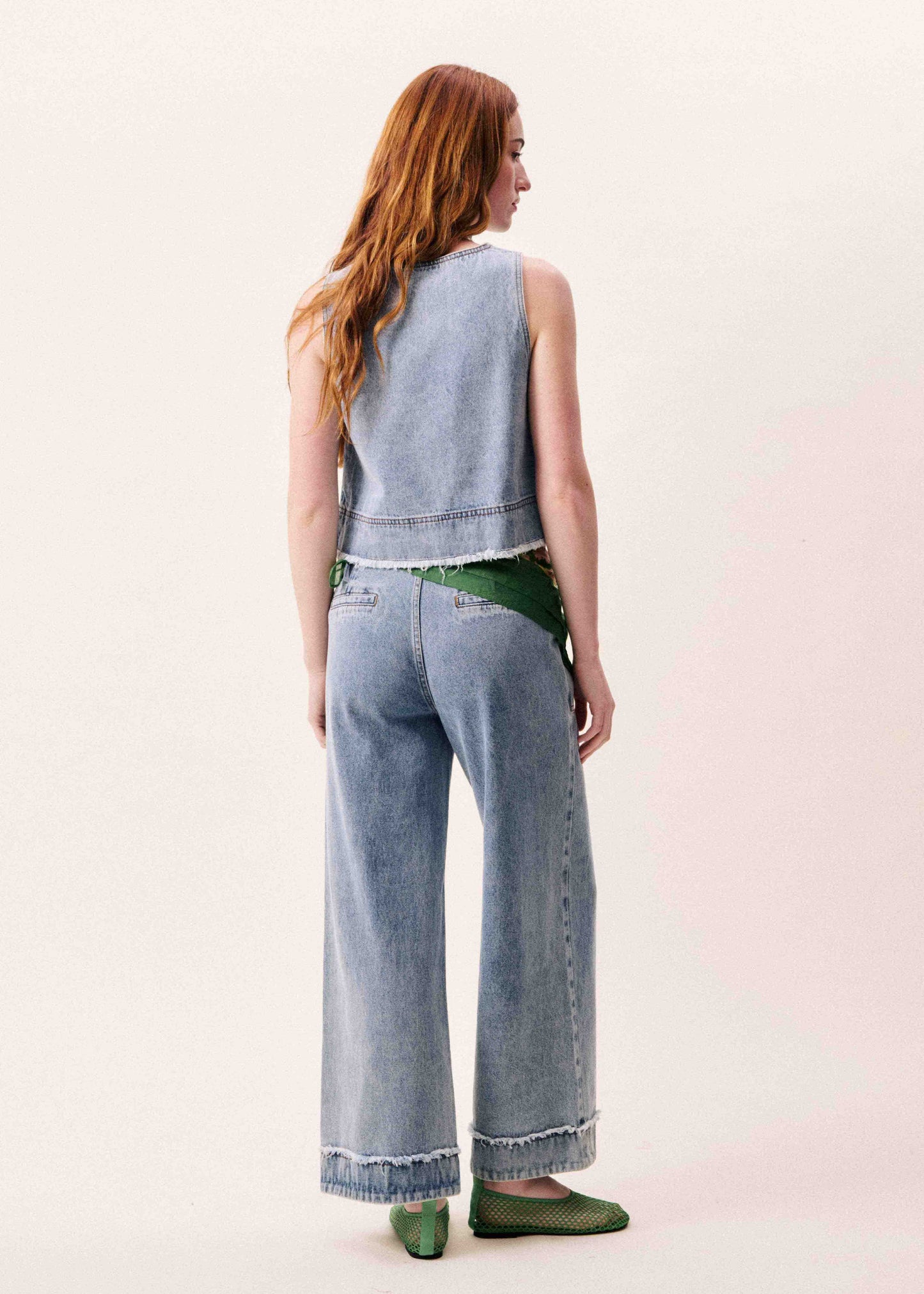 SAPHIRA WIDE-LEG JEANS