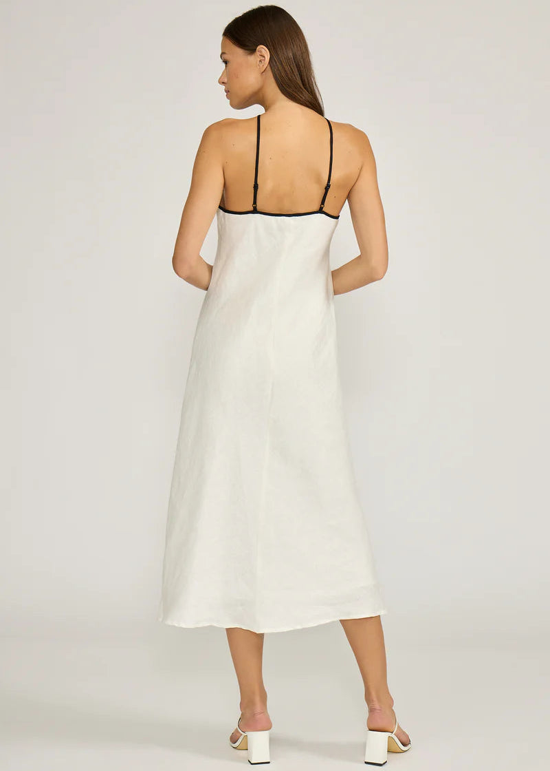 GRACIE HALTER MIDI DRESS
