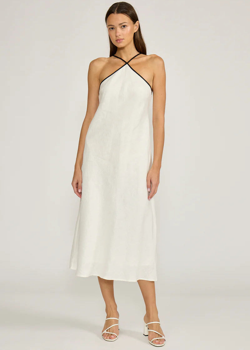 GRACIE HALTER MIDI DRESS