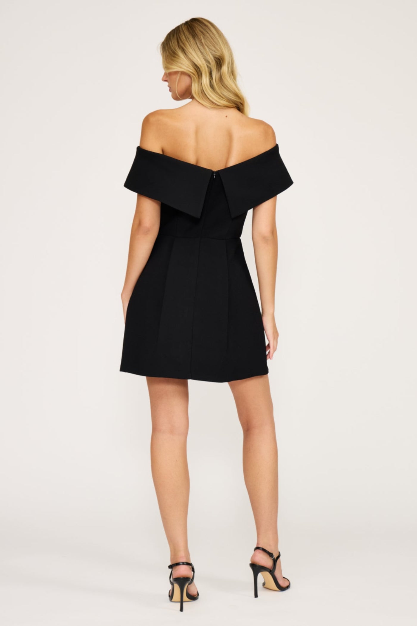 ERIN BLACK MINI DRESS
