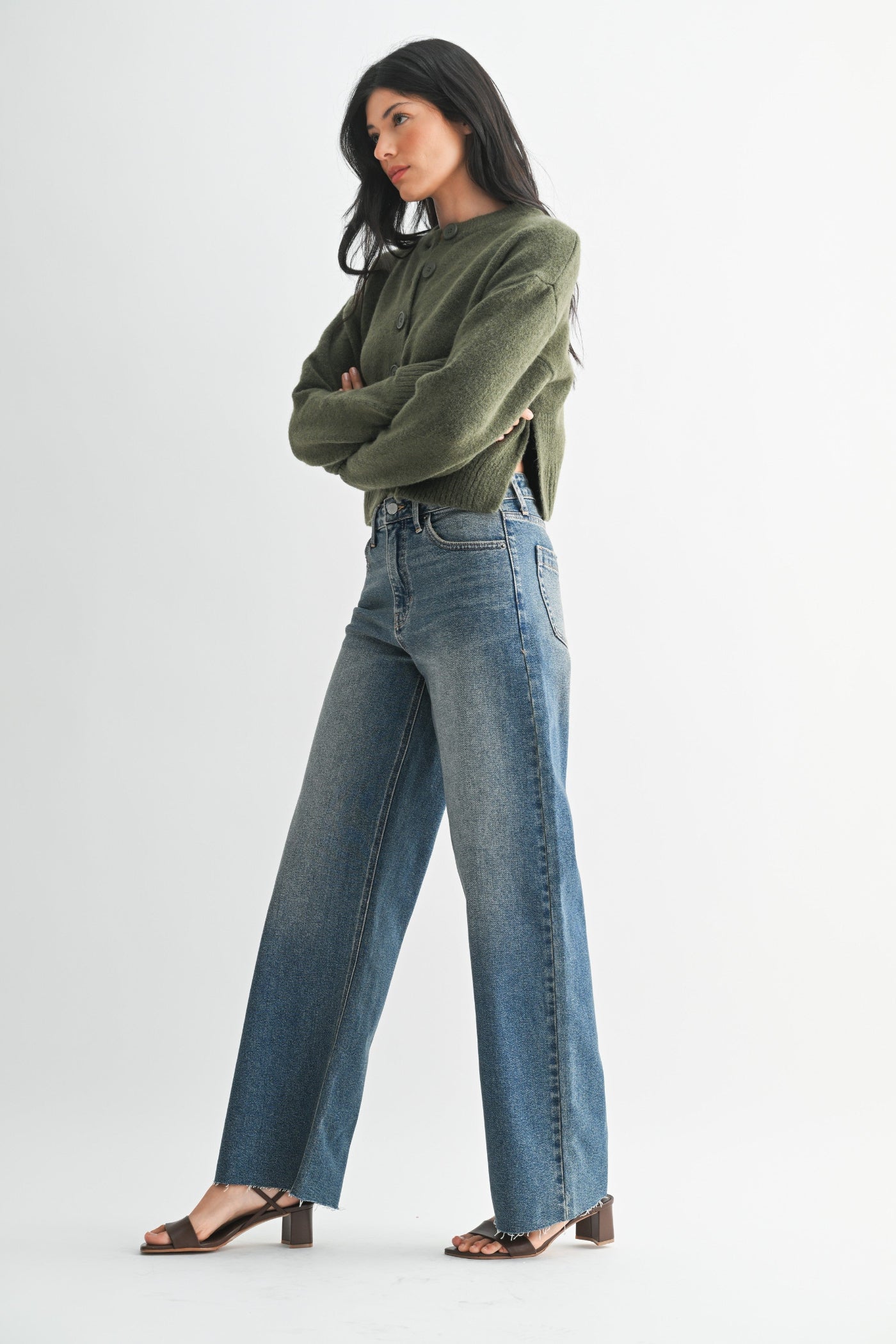 VINTAGE WASH TRENDY JEANS