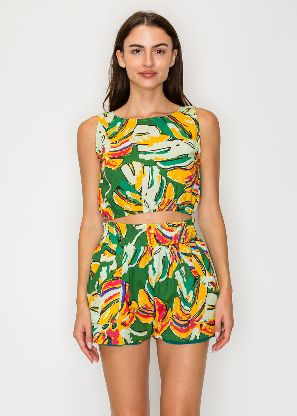 ARIELLA SLEEVELESS CROP TOP