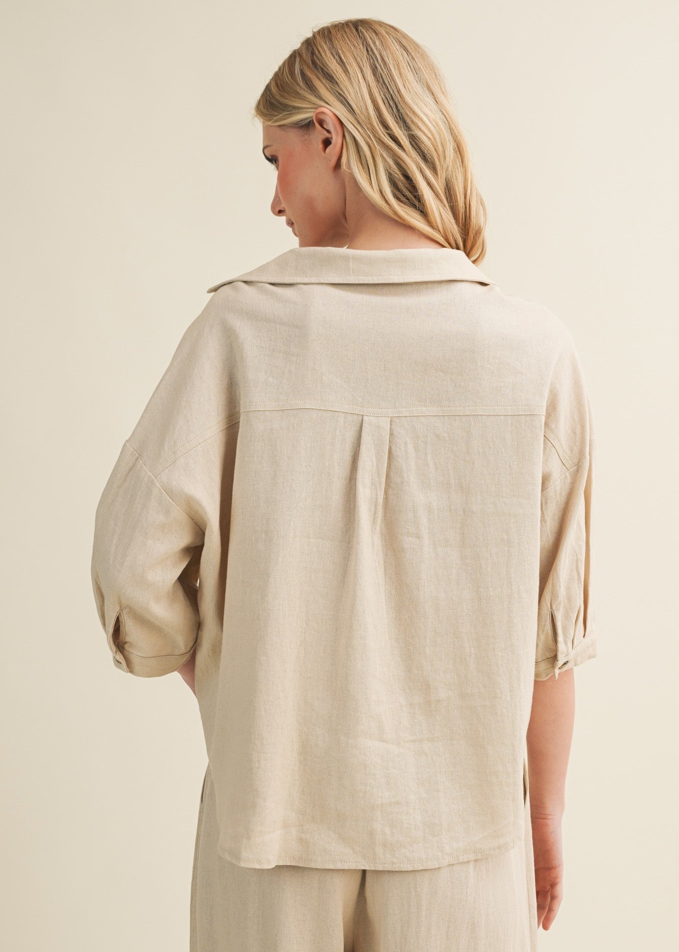 EMMA BUTTON UP TOP
